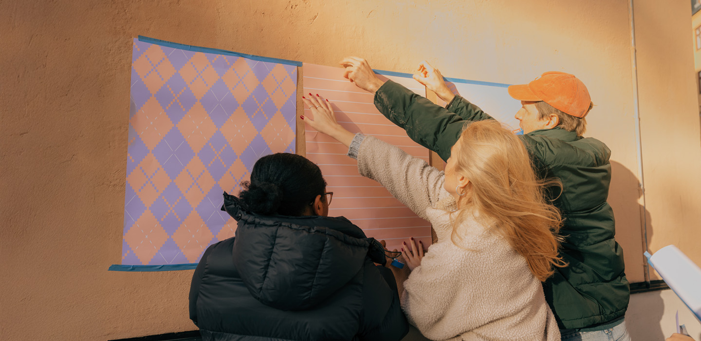 Affischering kommunikation puffblock site desktop